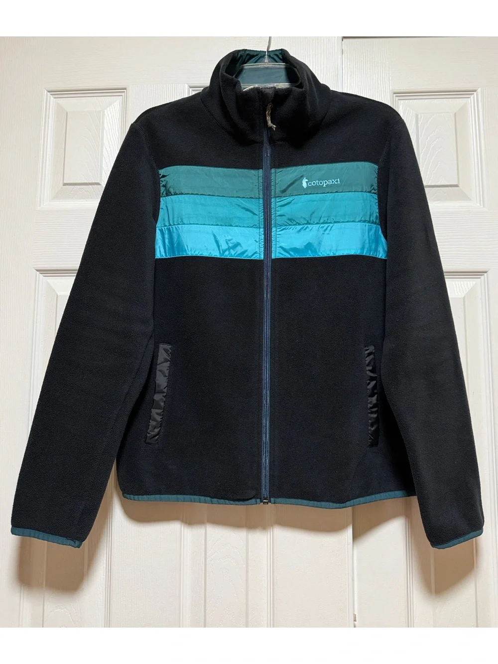 Cotopaxi Women's Teca Full-Zip Fleece Jacket Black Blue - Size Medium - Picture 2 of 8